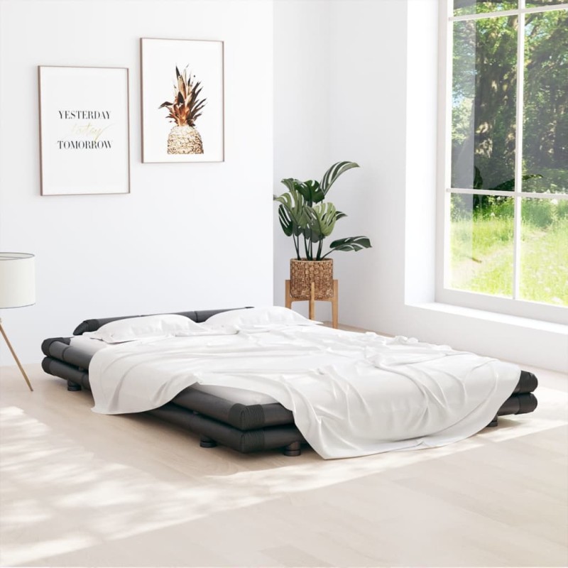 vidaXL Giroletto Marrone Scuro in Bambù 140x200 cm vidaXL Giroletto Marrone Scuro in Bambù 140x200 cm