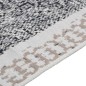 vidaXL Tappeto Nero e Grigio 80x300 cm in Cotone vidaXL Tappeto Nero e Grigio 80x300 cm in Cotone