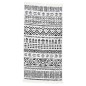 vidaXL Tappeto Nero e Bianco 80x150 cm in Cotone vidaXL Tappeto Nero e Bianco 80x150 cm in Cotone