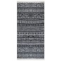 vidaXL Tappeto Nero e Bianco 80x150 cm in Cotone vidaXL Tappeto Nero e Bianco 80x150 cm in Cotone