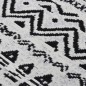 vidaXL Tappeto Nero e Bianco 80x150 cm in Cotone vidaXL Tappeto Nero e Bianco 80x150 cm in Cotone
