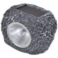 Outdoor Faretti Solari con LED Forma Pietra 12 pz Outdoor Faretti Solari con LED Forma Pietra 12 pz