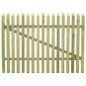 vidaXL Cancello Giardino con Paletti Legno Pino Impregnato 100x75 cm vidaXL Cancello Giardino con Paletti Legno Pino Impregnato 100x75 cm