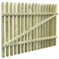 vidaXL Cancello Giardino con Paletti Legno Pino Impregnato 100x75 cm vidaXL Cancello Giardino con Paletti Legno Pino Impregnato 100x75 cm