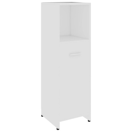 vidaXL Armadio da Bagno Bianco 30x30x95 cm in Legno Multistrato