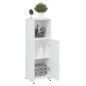vidaXL Armadio da Bagno Bianco 30x30x95 cm in Legno Multistrato vidaXL Armadio da Bagno Bianco 30x30x95 cm in Legno Multistrato