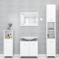 vidaXL Armadio da Bagno Bianco 30x30x95 cm in Legno Multistrato vidaXL Armadio da Bagno Bianco 30x30x95 cm in Legno Multistrato