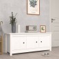 Scarpiera Bianca 110x38x45,5 cm in Legno Massello di Pino Scarpiera Bianca 110x38x45,5 cm in Legno Massello di Pino