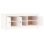 Scarpiera Bianca 110x38x45,5 cm in Legno Massello di Pino Scarpiera Bianca 110x38x45,5 cm in Legno Massello di Pino