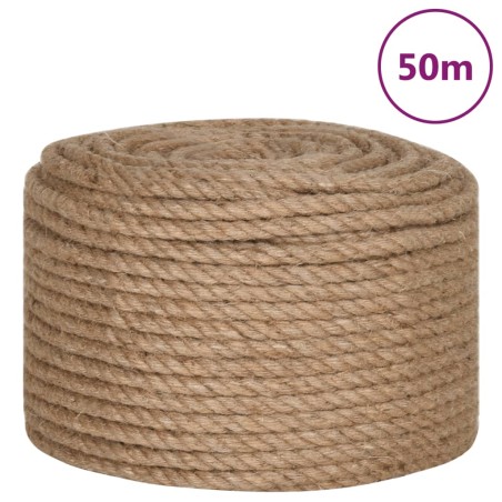 vidaXL Corda in Juta Lunga 50 m Spessa 14 mm