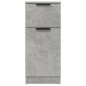 vidaXL Credenze 2 pz Grigio Cemento 30x30x70 cm in Legno Multistrato vidaXL Credenze 2 pz Grigio Cemento 30x30x70 cm in Legno Multistrato