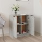 vidaXL Credenze 2 pz Grigio Cemento 30x30x70 cm in Legno Multistrato vidaXL Credenze 2 pz Grigio Cemento 30x30x70 cm in Legno Multistrato