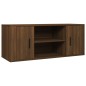 Mobile TV Rovere Marrone 100x35x40 cm in Legno Multistrato