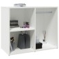 vidaXL Armadietto per Cosmetici Bianco 80x40x65 cm Legno Multistrato vidaXL Armadietto per Cosmetici Bianco 80x40x65 cm Legno Multistrato