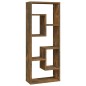 vidaXL Mensola a Muro Rovere Fumo 36x16x90 cm in Legno Multistrato