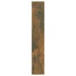 vidaXL Mensola a Muro Rovere Fumo 36x16x90 cm in Legno Multistrato