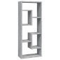 vidaXL Mensola a Muro Grigio Sonoma 36x16x90 cm in Legno Multistrato