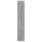 vidaXL Mensola a Muro Grigio Sonoma 36x16x90 cm in Legno Multistrato