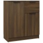 vidaXL Credenza Rovere Marrone 60x30x70 cm in Legno Multistrato vidaXL Credenza Rovere Marrone 60x30x70 cm in Legno Multistrato