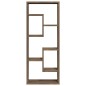 vidaXL Mensola a Muro Rovere Marrone 36x16x90 cm in Legno Multistrato