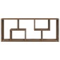 vidaXL Mensola a Muro Rovere Marrone 36x16x90 cm in Legno Multistrato
