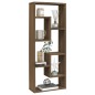 vidaXL Mensola a Muro Rovere Marrone 36x16x90 cm in Legno Multistrato