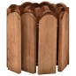 vidaXL Rotoli di Bordura 3 pz 120 cm in Legno di Pino impregnato vidaXL Rotoli di Bordura 3 pz 120 cm in Legno di Pino impregnato