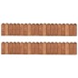 vidaXL Rotoli di Bordura 2 pz 120 cm in Legno di Pino impregnato vidaXL Rotoli di Bordura 2 pz 120 cm in Legno di Pino impregnato