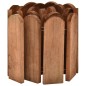 vidaXL Rotoli di Bordura 2 pz 120 cm in Legno di Pino impregnato vidaXL Rotoli di Bordura 2 pz 120 cm in Legno di Pino impregnato