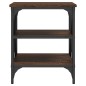 Tavolino da Salotto Rovere Marrone 40x42x50cm Legno Multistrato Tavolino da Salotto Rovere Marrone 40x42x50cm Legno Multistrato