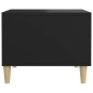 vidaXL Tavolini da Salotto 2 pz Neri 50x50x40 cm in Legno Multistrato vidaXL Tavolini da Salotto 2 pz Neri 50x50x40 cm in Legno Multistrato