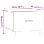 vidaXL Tavolini da Salotto 2 pz Neri 50x50x40 cm in Legno Multistrato vidaXL Tavolini da Salotto 2 pz Neri 50x50x40 cm in Legno Multistrato