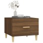 vidaXL Tavolini Salotto 2 pz Rovere Marrone 50x50x40 Legno Multistrato vidaXL Tavolini Salotto 2 pz Rovere Marrone 50x50x40 Legno Multistrato