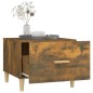 vidaXL Tavolini Salotto 2 pz Rovere Fumo 50x50x40cm Legno Multistrato