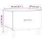 vidaXL Tavolini Salotto 2 pz Rovere Fumo 50x50x40cm Legno Multistrato