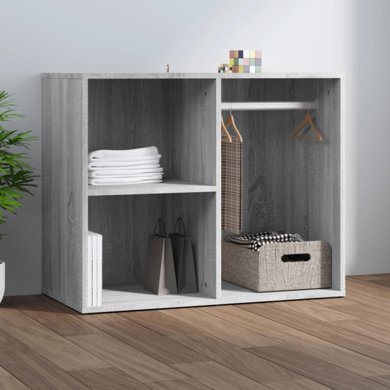 vidaXL Armadietto Cosmetici Grigio Sonoma 80x40x65cm Legno Multistrato vidaXL Armadietto Cosmetici Grigio Sonoma 80x40x65cm Legno Multistrato