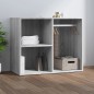 vidaXL Armadietto Cosmetici Grigio Sonoma 80x40x65cm Legno Multistrato vidaXL Armadietto Cosmetici Grigio Sonoma 80x40x65cm Legno Multistrato