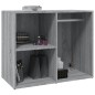 vidaXL Armadietto Cosmetici Grigio Sonoma 80x40x65cm Legno Multistrato vidaXL Armadietto Cosmetici Grigio Sonoma 80x40x65cm Legno Multistrato