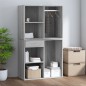 vidaXL Armadietto Cosmetici Grigio Sonoma 80x40x65cm Legno Multistrato vidaXL Armadietto Cosmetici Grigio Sonoma 80x40x65cm Legno Multistrato