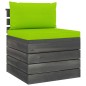 vidaXL Set Divani da Giardino su Pallet 2 pz con Cuscini Massello Pino vidaXL Set Divani da Giardino su Pallet 2 pz con Cuscini Massello Pino