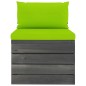 vidaXL Set Divani da Giardino su Pallet 2 pz con Cuscini Massello Pino vidaXL Set Divani da Giardino su Pallet 2 pz con Cuscini Massello Pino