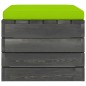 vidaXL Set Divani da Giardino su Pallet 2 pz con Cuscini Massello Pino vidaXL Set Divani da Giardino su Pallet 2 pz con Cuscini Massello Pino
