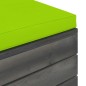 vidaXL Set Divani da Giardino su Pallet 2 pz con Cuscini Massello Pino vidaXL Set Divani da Giardino su Pallet 2 pz con Cuscini Massello Pino