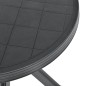 Tavolo da Bistrot Antracite Ø70 cm in Plastica Tavolo da Bistrot Antracite Ø70 cm in Plastica