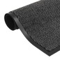 Tappeto Antipolvere Trapuntato Rettangolare 60x90cm Antracite Tappeto Antipolvere Trapuntato Rettangolare 60x90cm Antracite