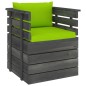 vidaXL Set Divani da Giardino su Pallet 8 pz con Cuscini Massello Pino vidaXL Set Divani da Giardino su Pallet 8 pz con Cuscini Massello Pino