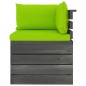 vidaXL Set Divani da Giardino su Pallet 8 pz con Cuscini Massello Pino vidaXL Set Divani da Giardino su Pallet 8 pz con Cuscini Massello Pino