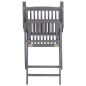 vidaXL Sedie da Giardino Pieghevoli 6pz con Cuscini in Massello Acacia vidaXL Sedie da Giardino Pieghevoli 6pz con Cuscini in Massello Acacia