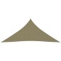 Parasole a Vela Oxford Triangolare 3x3x3 m Beige