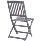 vidaXL Sedie da Giardino Pieghevoli 6pz con Cuscini in Massello Acacia vidaXL Sedie da Giardino Pieghevoli 6pz con Cuscini in Massello Acacia